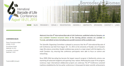 Desktop Screenshot of dnabarcodes2015.org